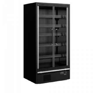 880 mm dyb multideck køler med døre Galaxy+ GP10FGD Maxi Black