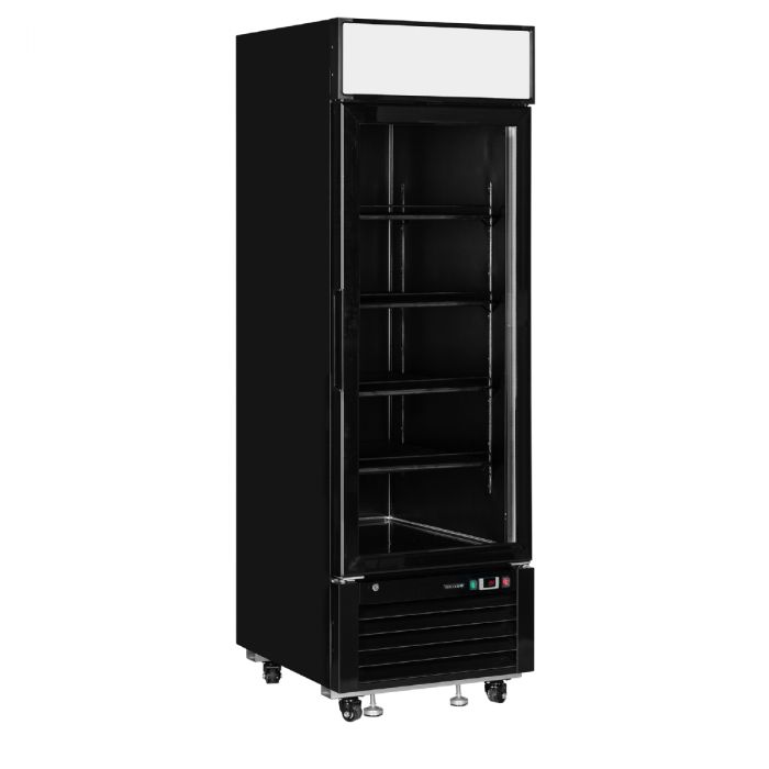 Elegant, sort displaykøler med lystop LGC2500B